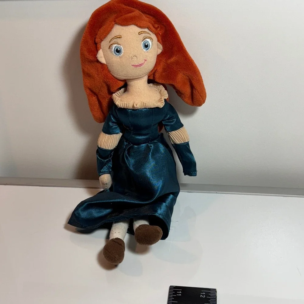 Disney Pixar Brave Merida Plush‎ Doll Red Hair